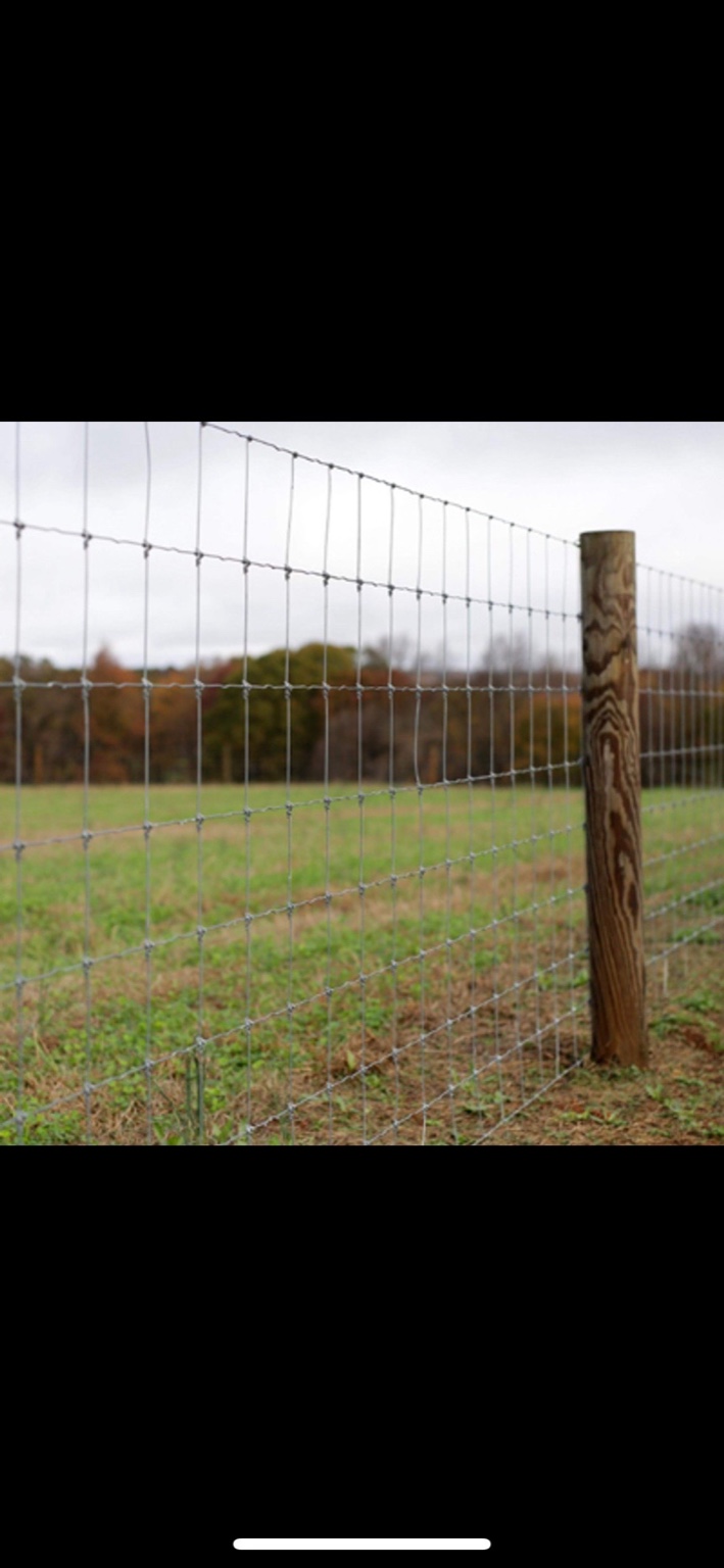 Wire mesh stock fencing banner